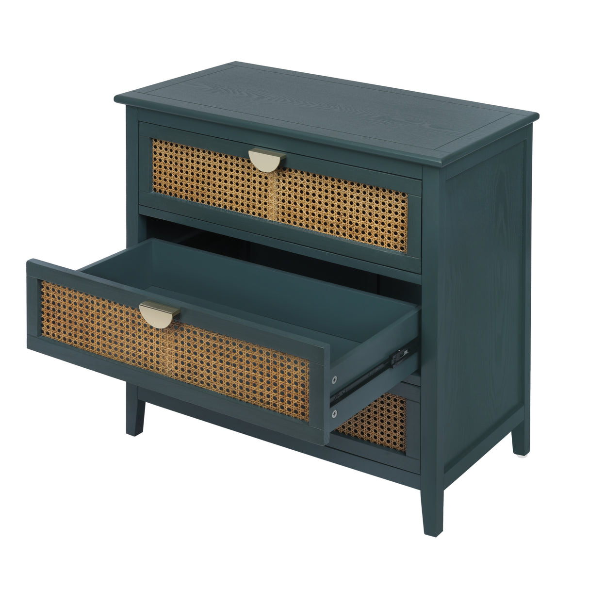 Best Online Shop in Australia - Natural Rattan 3-Drawer Cabinet - Emete store