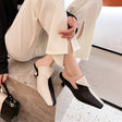 Best Online Shop in Australia - Sheepskin Cat Heel Square Sandals - Emete store