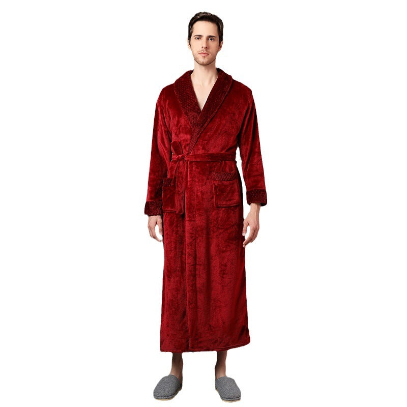 Best Online Shop in Australia - Couple Fleece Winter Bathrobe - Emete store