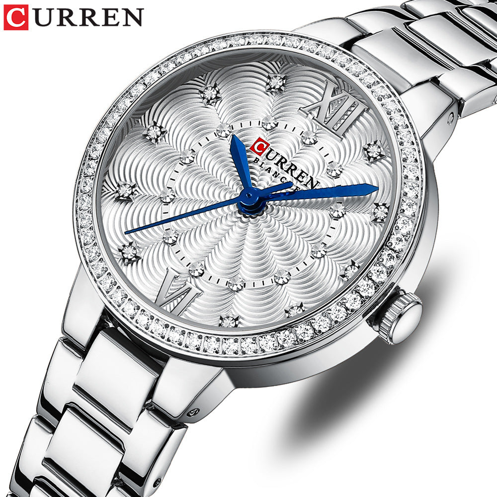 Ladies Watch Fashion Steel Band Watch Casual Ladies Watch - Emete store