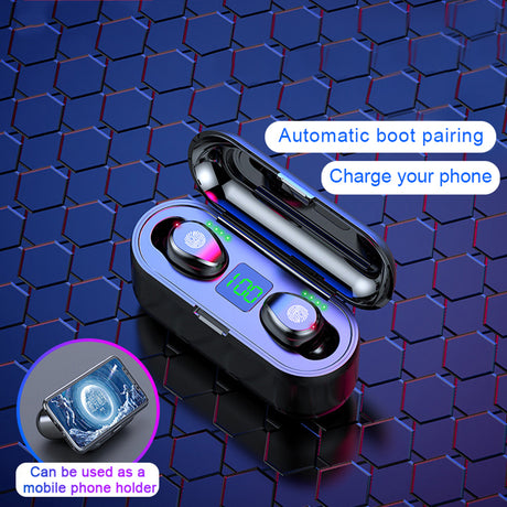 Best Online Shop in Australia - F9 TWS Bluetooth Earphones - Emete store