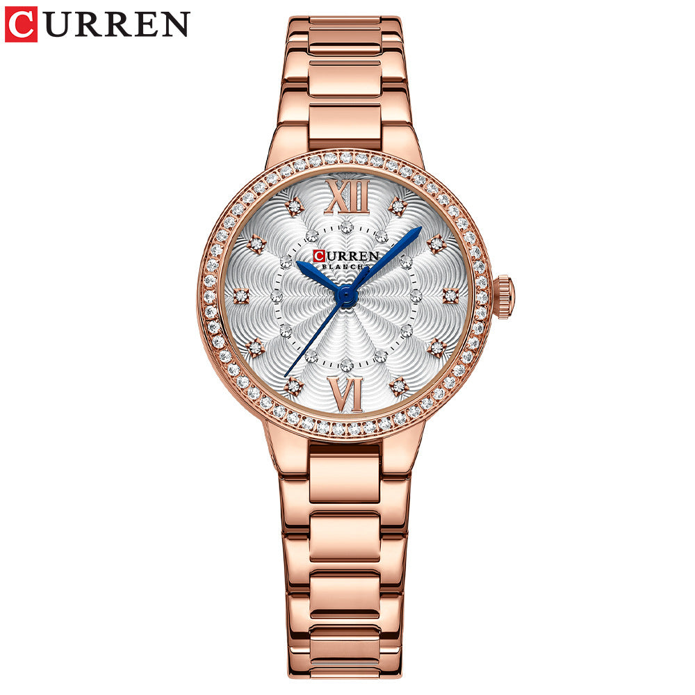 Ladies Watch Fashion Steel Band Watch Casual Ladies Watch - Emete store