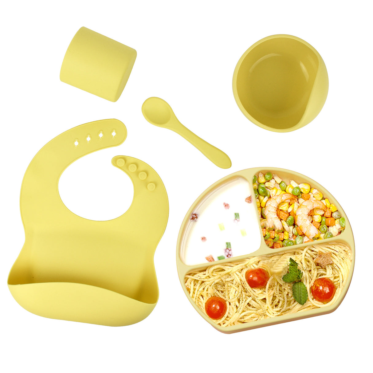 Best Online Shop in Australia - Kids Silicone Tableware Set - 5pc - Emete store