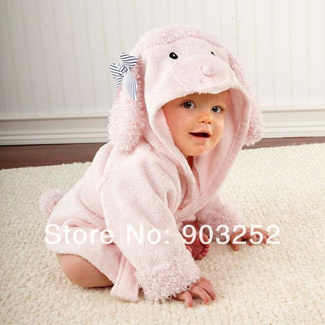 Best Online Shop in Australia - Cartoon Baby Hooded Bathrobe - Emete store