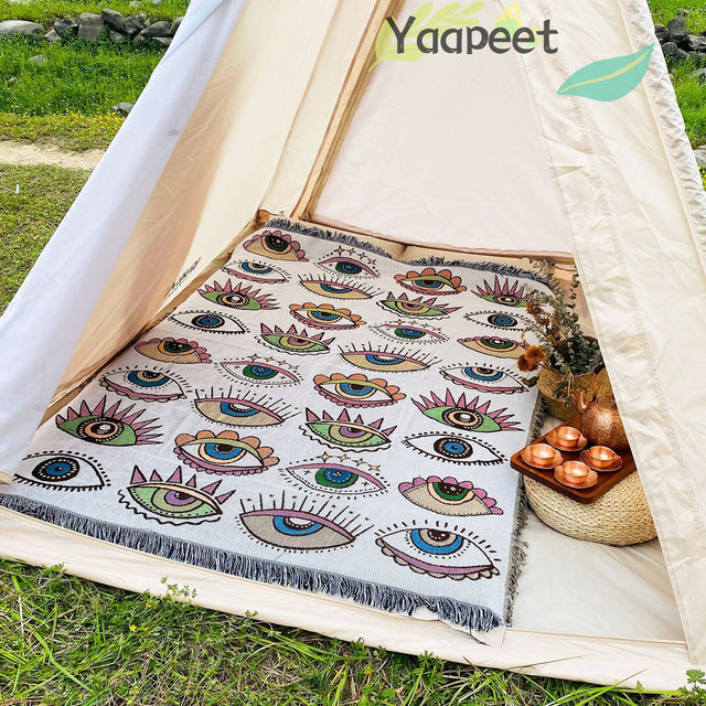 Best Online Shop in Australia - Evil Eye Beach Towel Blanket - Emete store
