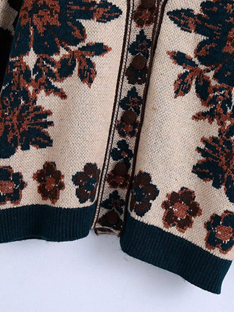 Best Online Shop in Australia - Retro Knit V-Neck Pullover - Emete store