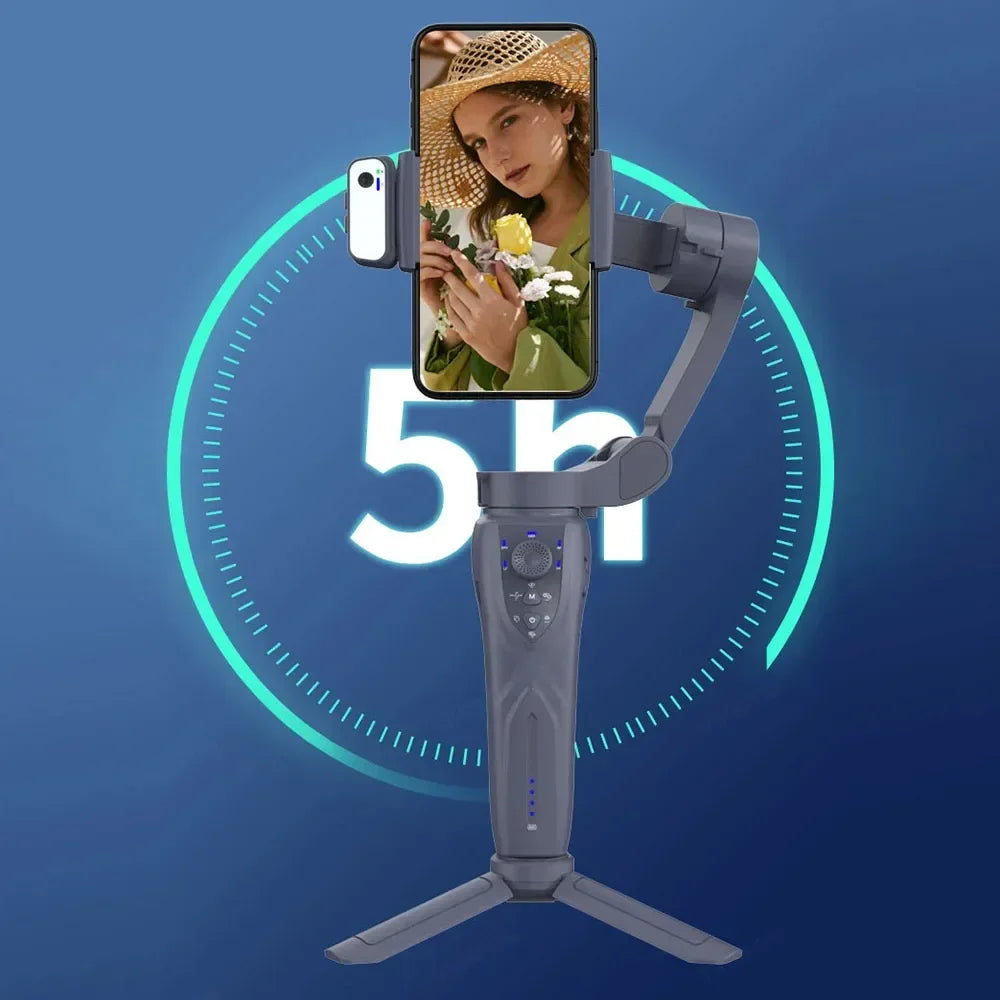 F12 mobile phone 3-axis anti shake stabilizer Tiktok live broadcast camera PTZ AI intelligent tracking face recognition - Emete store