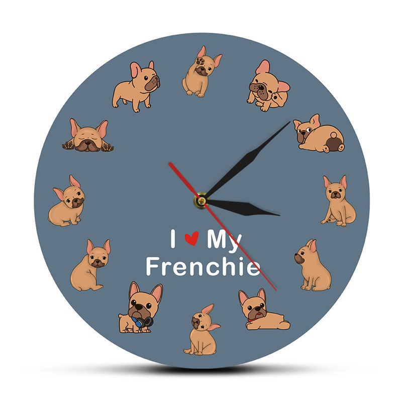 Best Online Shop in Australia - French Bulldog Backlight Clock - Emete store