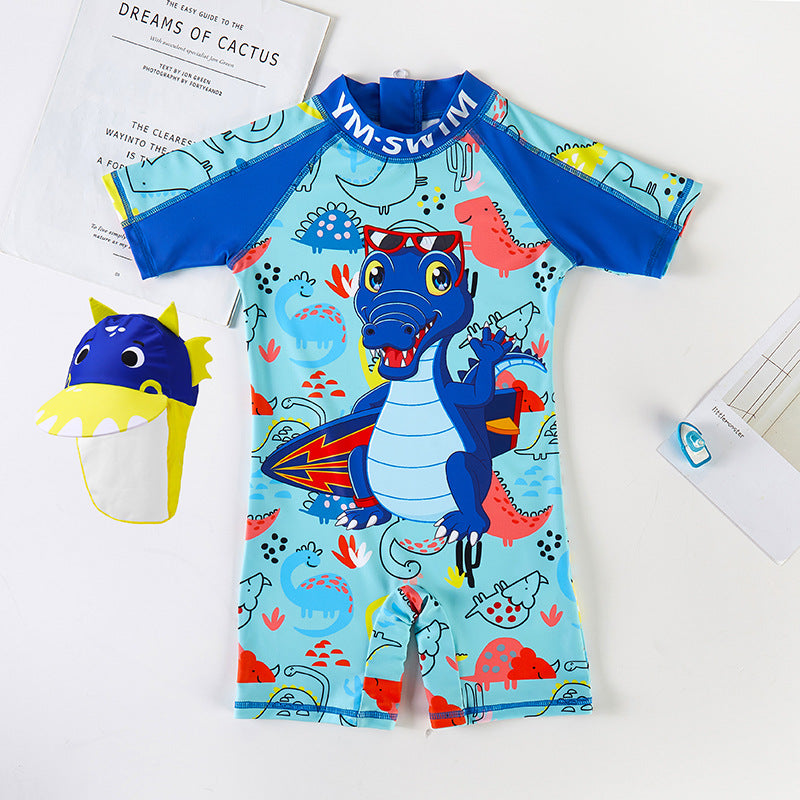 Best Online Shop in Australia - Cute Dinosaur Boy Swim Trunks 🌊🦖 - Emete store