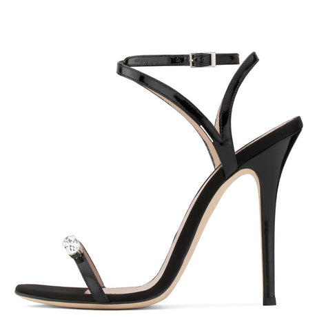 Best Online Shop in Australia - Strappy Rhinestone High Heels - Emete store