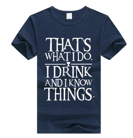 Best Online Shop in Australia - Game of Thrones Tee - I Drink & Know - Emete store