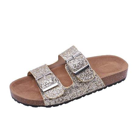 Best Online Shop in Australia - Leopard Print Buckle Slippers - Emete store
