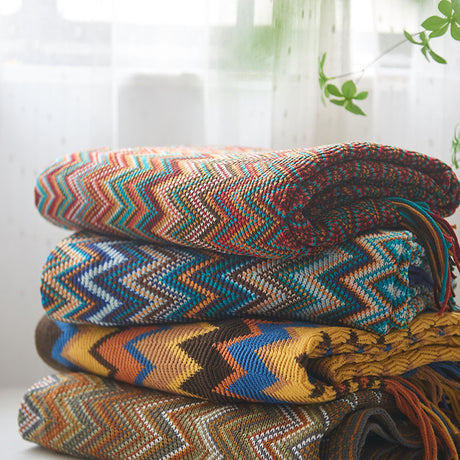 Best Online Shop in Australia - Bohemian knitted sofa blanket - Emete store