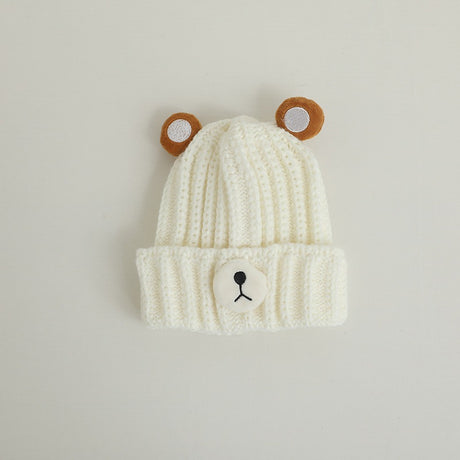 Best Online Shop in Australia - Cute Bear Baby Woolen Hat – Trendy - Emete store