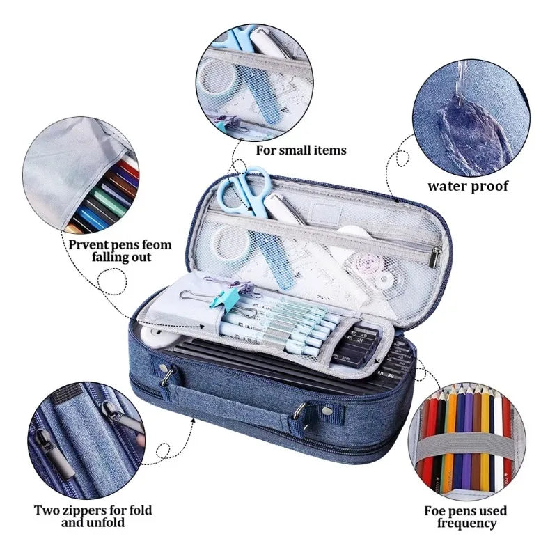 Best Online Shop in Australia - Large Waterproof Pencil Case - Emete store