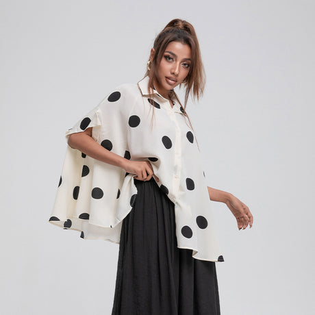 Best Online Shop in Australia - Chiffon Short Sleeve Shirt - Emete store