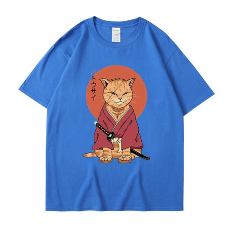 Best Online Shop in Australia - Cute ninja cat T-Shirt, summer style - Emete store