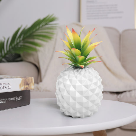 Best Online Shop in Australia - White pineapple & green plant decor - Emete store