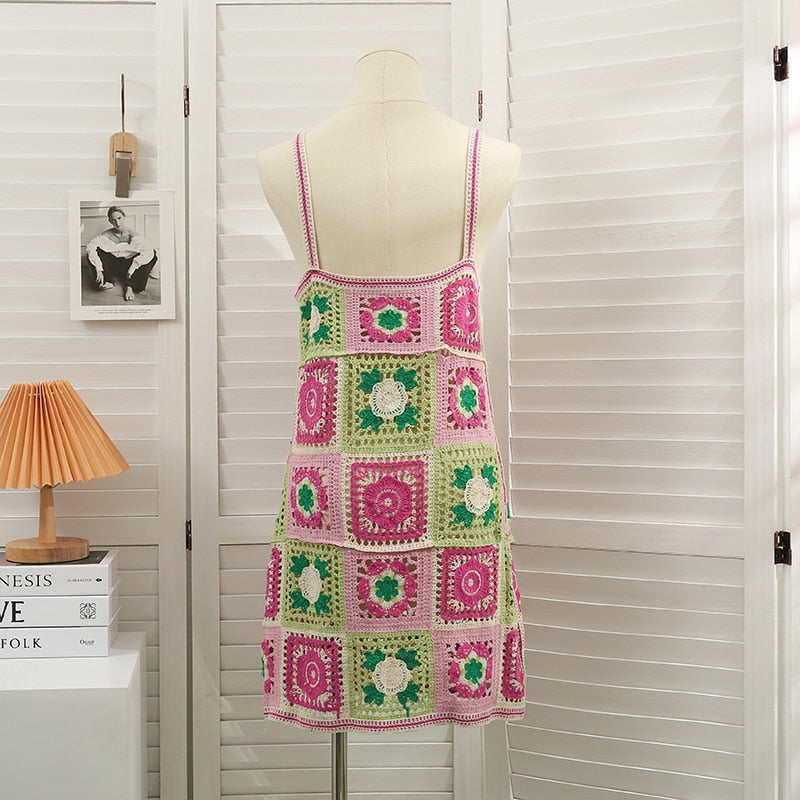 Best Online Shop in Australia - Sleeveless Crochet Beach Dress - Emete store