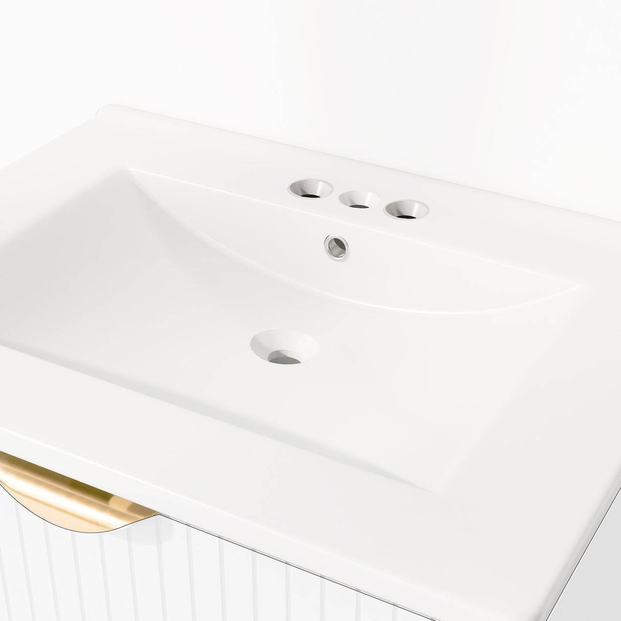 Best Online Shop in Australia - Modern 24" White Bathroom Vanity - Emete store
