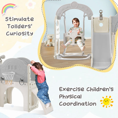 Best Online Shop in Australia - 7-in-1 Toddler Slide & Swing - Emete store