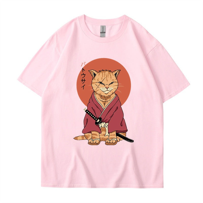 Best Online Shop in Australia - Cute ninja cat T-Shirt, summer style - Emete store