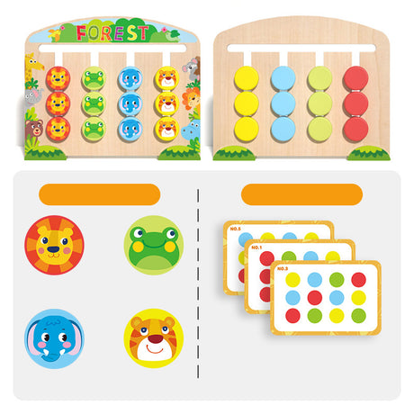 Best Online Shop in Australia - Wooden Animal Logic & Learning Game - Emete store