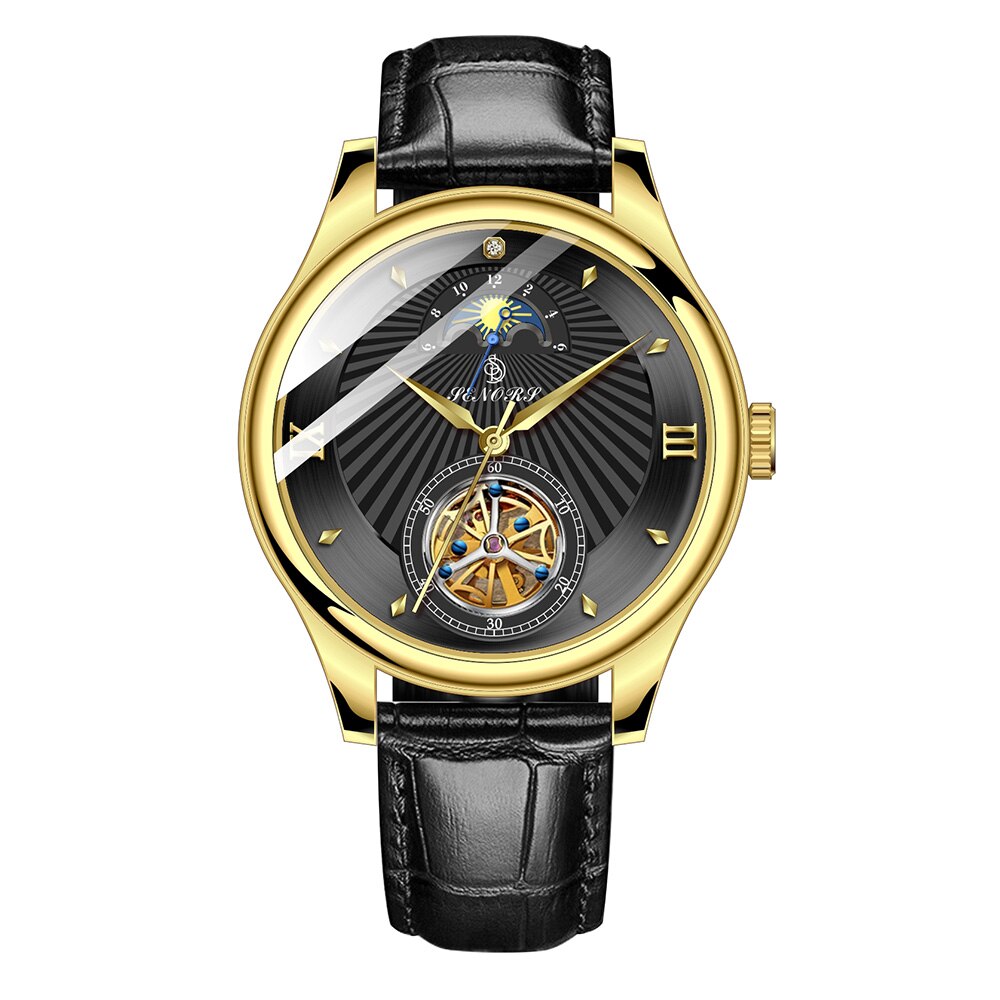 SENORS SN169 Luxury Fashion Tourbillon Watches Automatic Mechanical Watches - Emete store