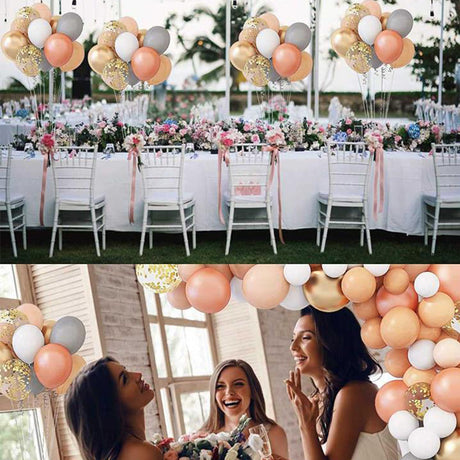 Best Online Shop in Australia - Retro Peach Latex Balloon Set - Emete store
