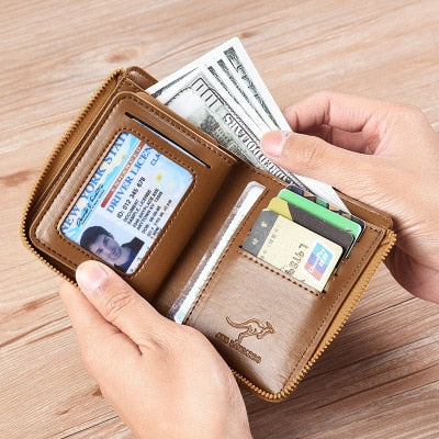 Best Online Shop in Australia - Men’s Leather Zipper Wallet - Emete store