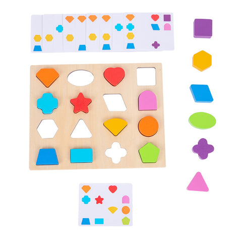 Best Online Shop in Australia - Wooden Shape & Color Matching Toy - Emete store