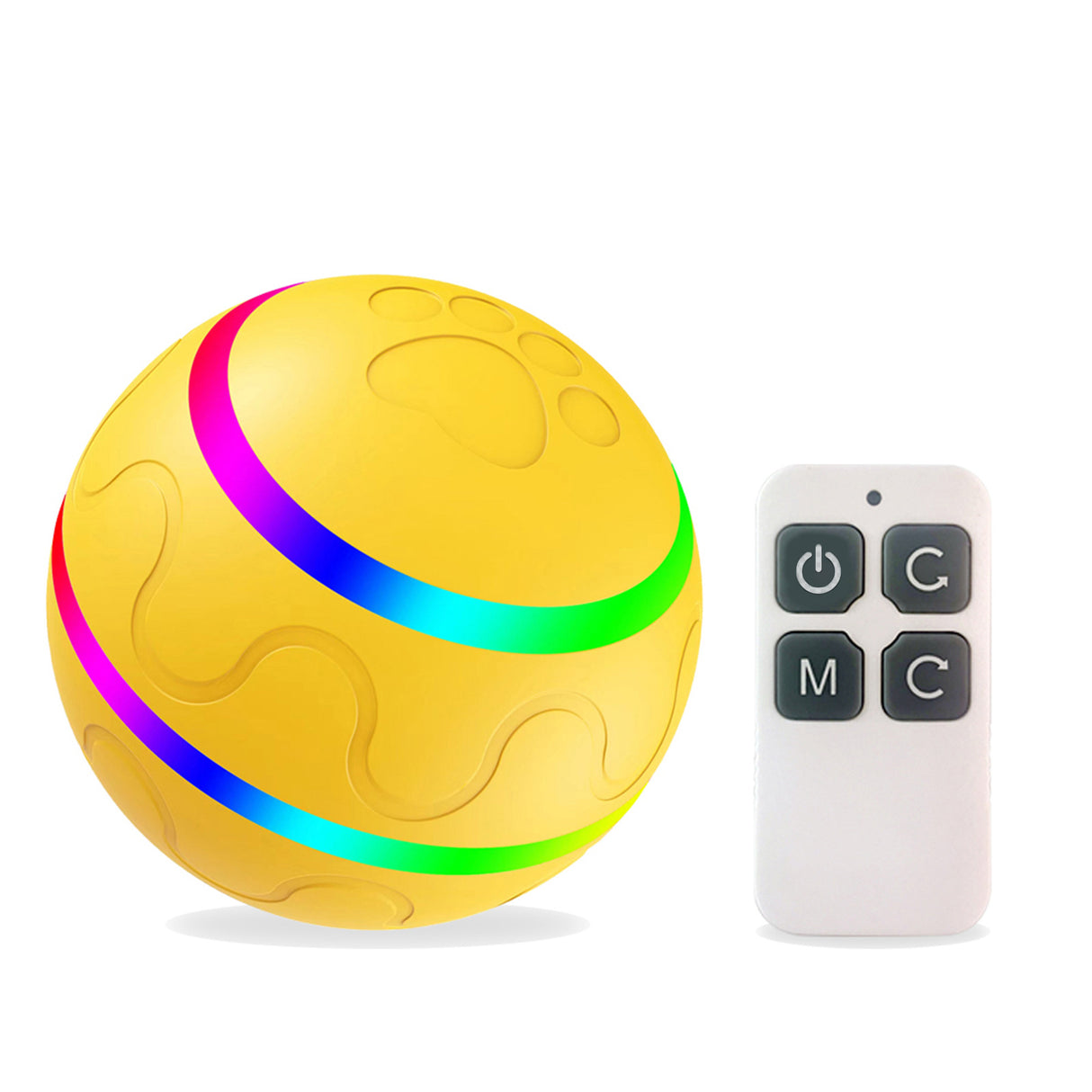 New Pet Dog Cat Toy Amusement Magic Tool Bite Resistant Molar Waterproof Electric Smart Toy Ball - Emete store