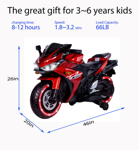 Best Online Shop in Australia - 12V Kids Motorcycle Ride-On - Emete store