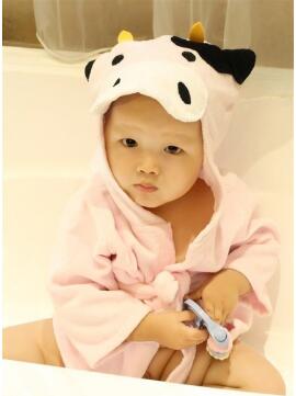 Best Online Shop in Australia - Cartoon Baby Hooded Bathrobe - Emete store