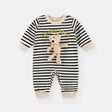 Best Online Shop in Australia - Baby Striped Bear Jumpsuit Romper - Emete store