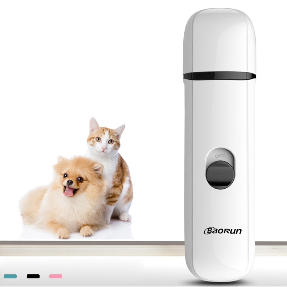 Pet Nail Grinder Electric Automatic Cat Dog Nail Legs Grinder Clipper Professional Trimmer Pet Grooming Nail Care Tool Clipper - Emete store