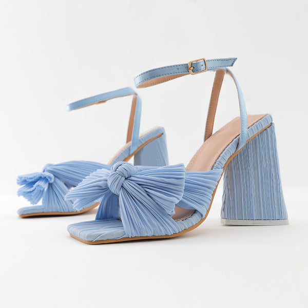 Vintage Bow Sandals: High Heel Chunky Fairy Shoes eprolo
