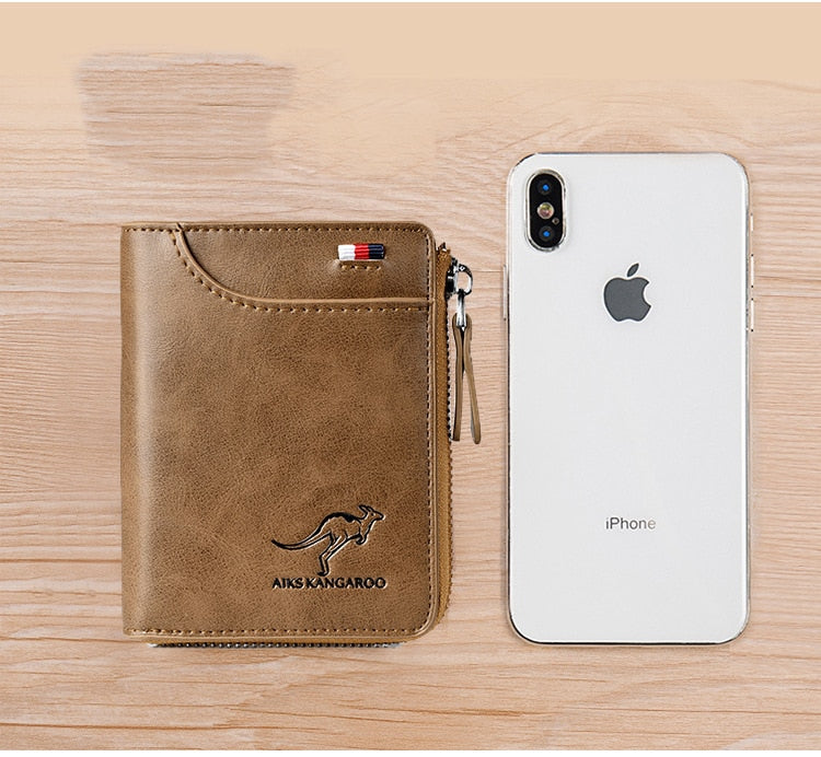 Best Online Shop in Australia - Men’s Leather Zipper Wallet - Emete store