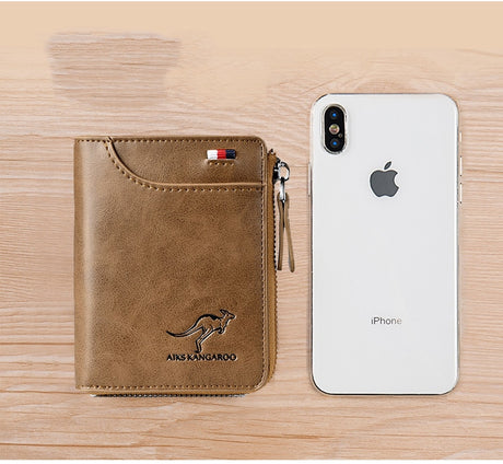 Best Online Shop in Australia - Men’s Leather Zipper Wallet - Emete store