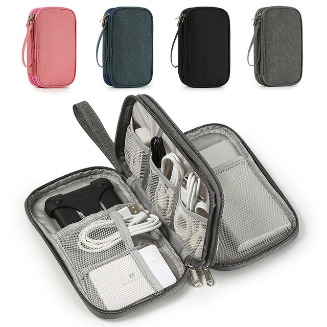 Best Online Shop in Australia - Flat Digital Travel Cable Bag - Emete store