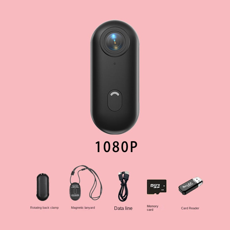 Thumb Bike Camera Magnetic Back Clip Sports Camera Thumb Recorder Pet - Emete store