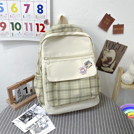 Best Online Shop in Australia - Fresh Plaid Schoolbag for Girls - Emete store
