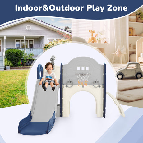 Best Online Shop in Australia - 7-in-1 Kids Space Slide Set - Emete store