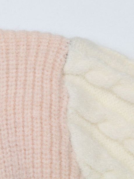 Best Online Shop in Australia - Women’s Round Neck Patchwork Sweater - Emete store