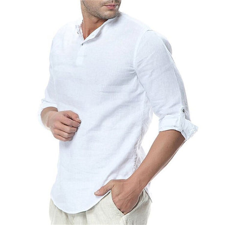 Best Online Shop in Australia - Men's Casual Breathable Solid Shirt - Emete store