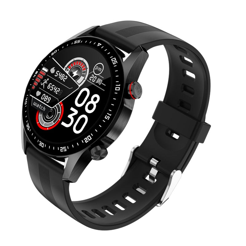 E1-2 Smart Watch Men Bluetooth Call Custom Dial Full Touch Screen Waterproof Smartwatch For Android IOS Sports Fitness Tracker - Emete store