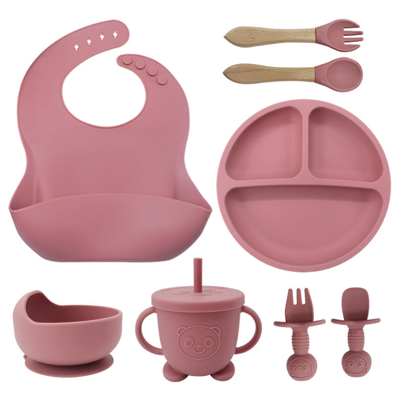 Best Online Shop in Australia - Baby Silicone Feeding Set 8PCS - Emete store