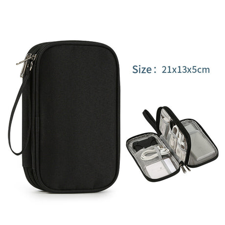 Best Online Shop in Australia - Flat Digital Travel Cable Bag - Emete store