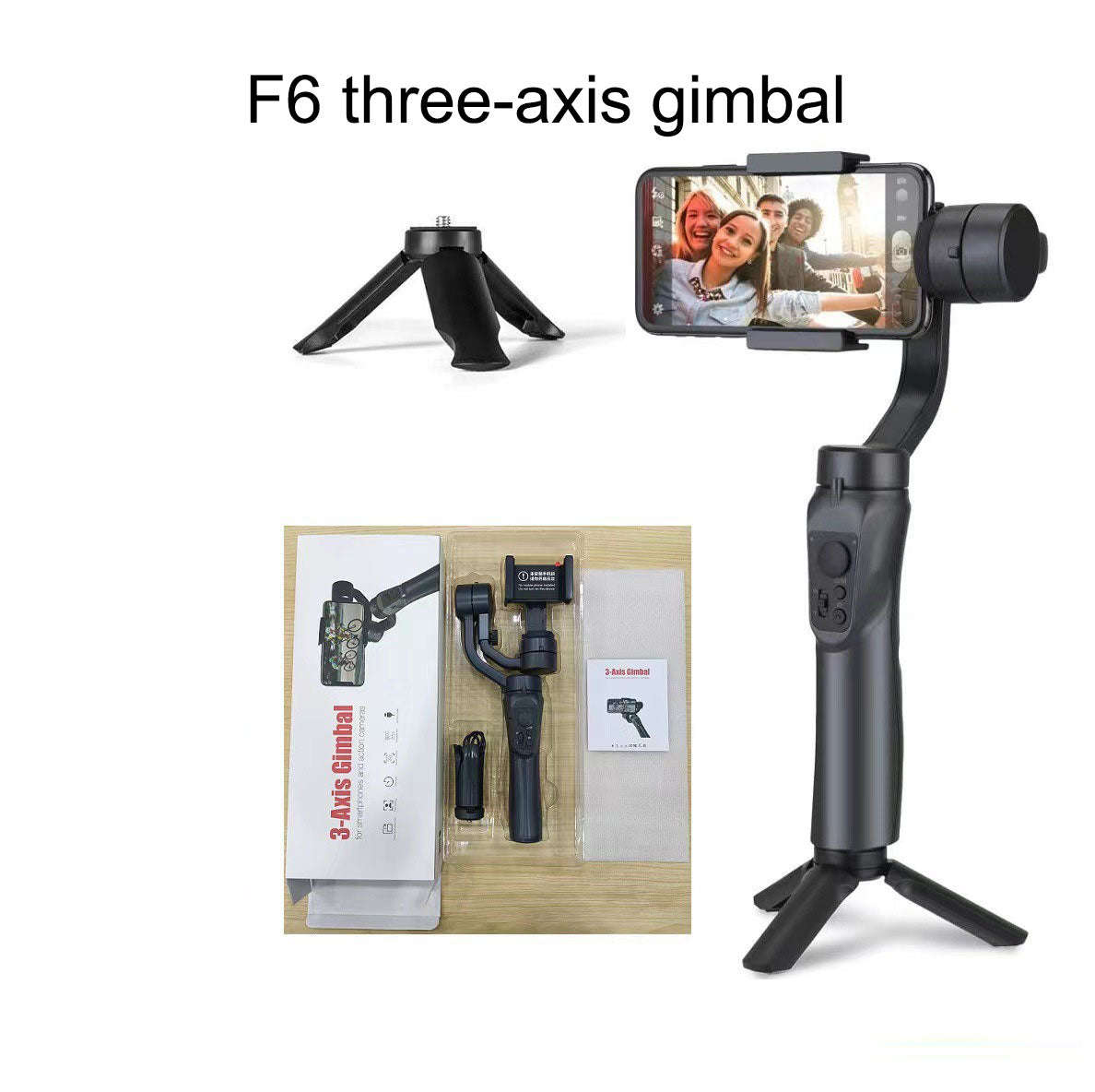Best Online Shop in Australia - F6 3-Axis Phone Gimbal Stand - Emete store
