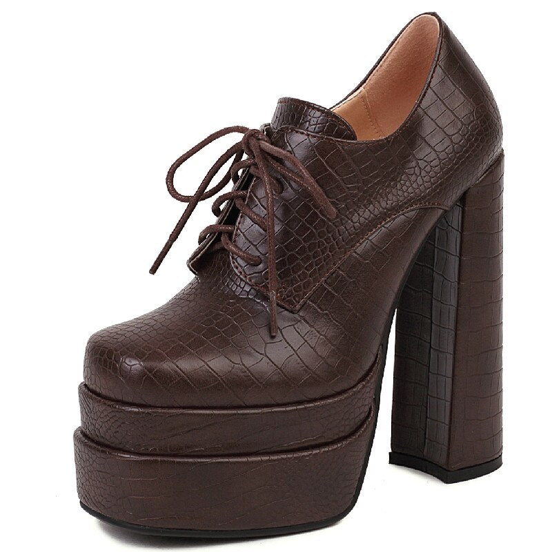Best Online Shop in Australia - Women Square Toe High Pumps - Emete store